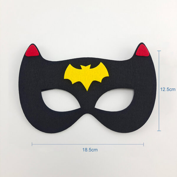 Custom kids animal cat party felt face eye mask - Image 2