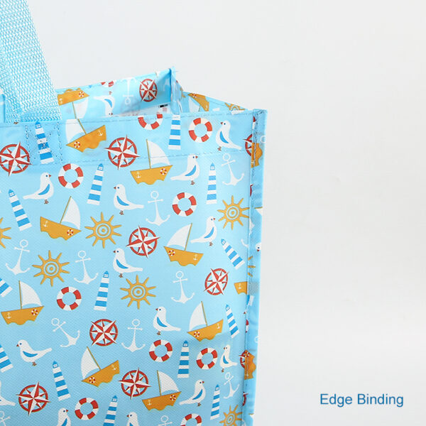 Custom eco friendly PP non woven PET mesh reusable tote bag - Image 4