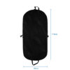 Custom home dust protector 120cm men hanging reusable bridal dress clothes storage suit cover garment bag