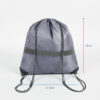 Recyclable pet man woman shoes reflex rope drawstring bag