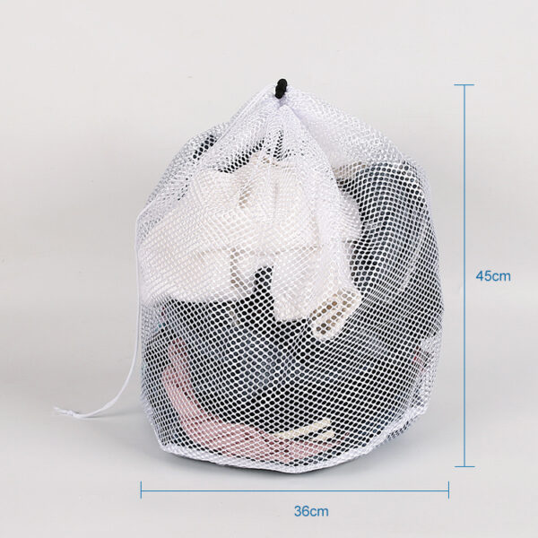 Heavy duty custom polyester drawstring wholesale honeycomb washable fine washing machine mesh care laundry wash net bag - Image 2