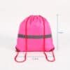 Wholesale custom fashion waterproof eco friendly recycled polyester christmas gift drawstring wrapping bag