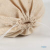 Custom reusable eco cotton dust package drawstring string bag