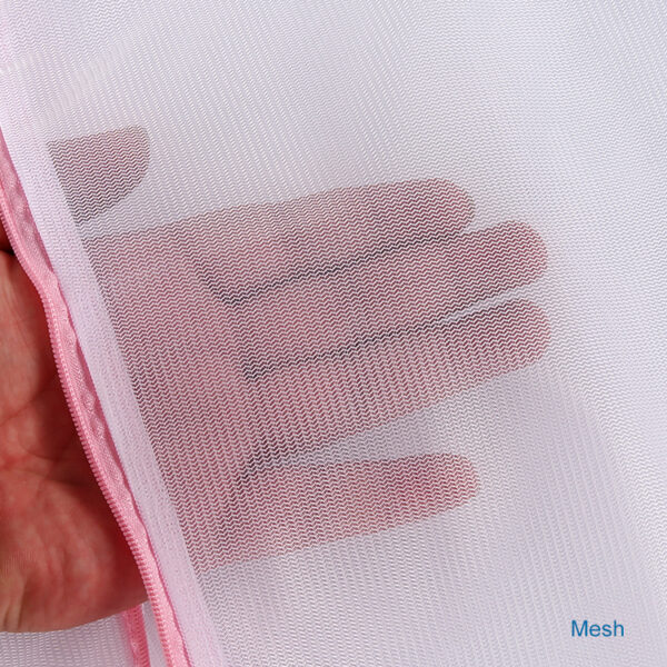 Reusable eco friendly hotel pet net foldable travel laundry mesh bag - Image 3