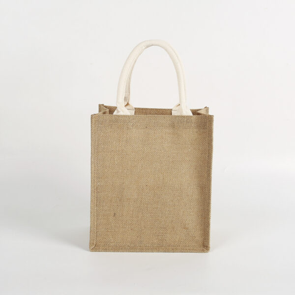 Cheap eco friendly jute plain burlap natural tote bags