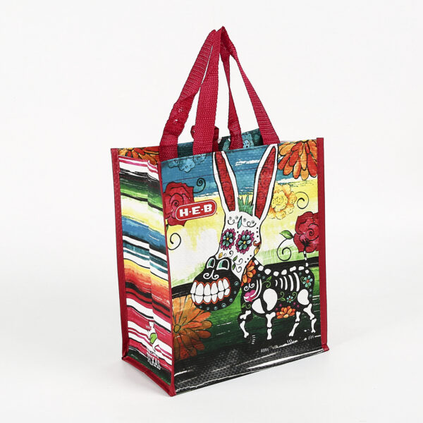 China factory promotional reusable logo printed laminated custom PP woven shopping bags