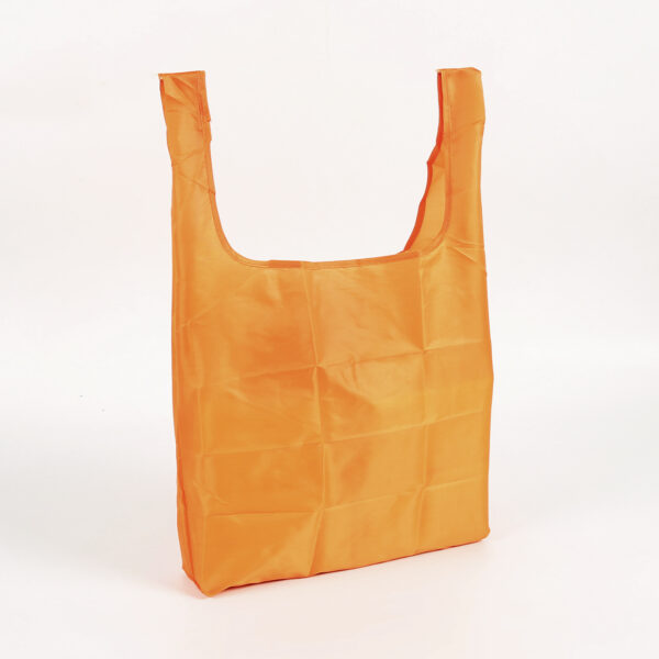 Eco friendly folding women shopping bag with pocket