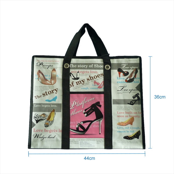 Wholesale personalized PP woven cloth custom bags with logo luxury shopping bag - Image 2