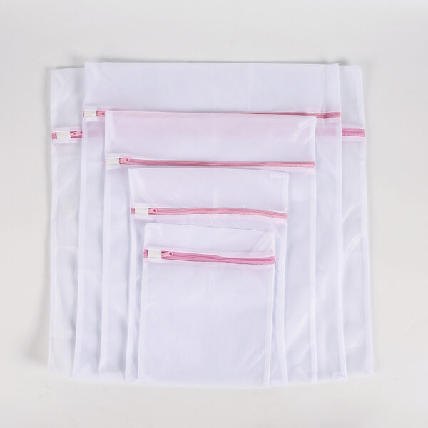 Eco friendly PET mesh zipper wash lingerie delicate laundry bags - Image 6