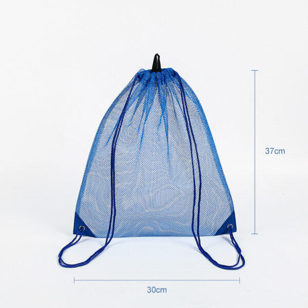 Wholesale eco friendly home washable mesh drawstring backpack bag - Image 2