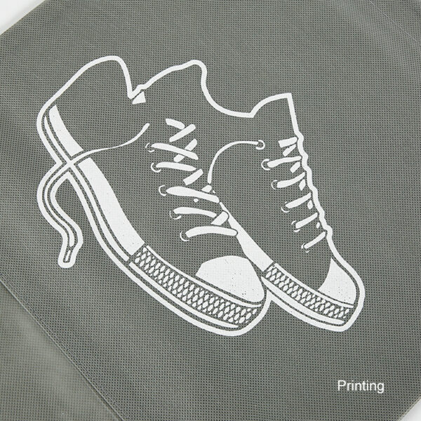 Wholesale custom logo recycled drawstring shoe dust bag - Image 5