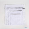 Customize travel white reusable small underwear washing zip mesh laundry bag