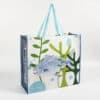 Grocery friendly custom pattern reusable non woven pp bag with print logo