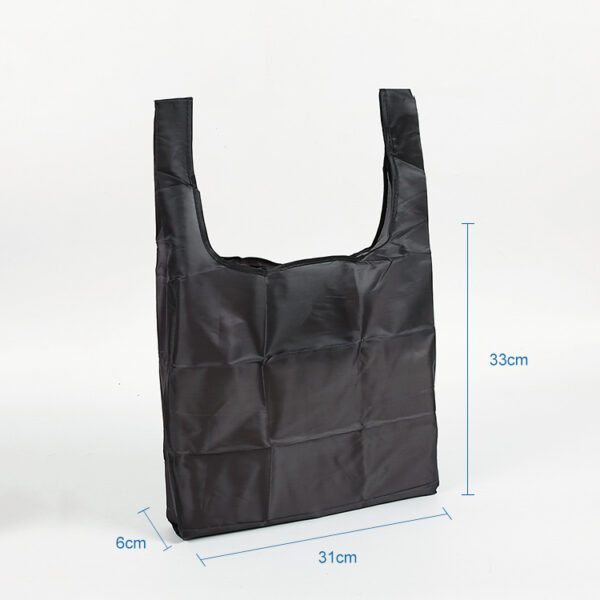 Eco friendly folding tote bags custom with inner pocket - Image 3