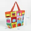 Printed eco friendly large tote custom logo shopping reusable bags
