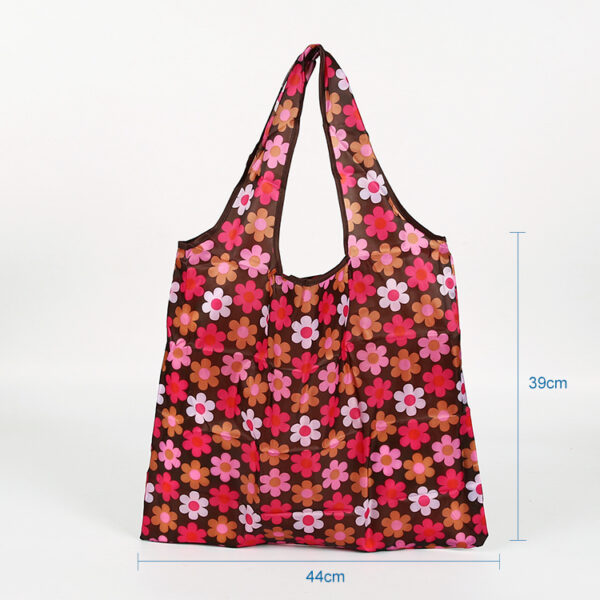 190T PET eco friendly promotion cheap reusable custom cloth tote gift bag - Image 3