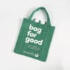 Private label reusable reinforced handle grocery non woven fabric tote shopping bags with custom logo