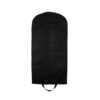 Customized printed black zipper pocket dust reusable non woven fabric wedding dress suit garment bag clothes cover