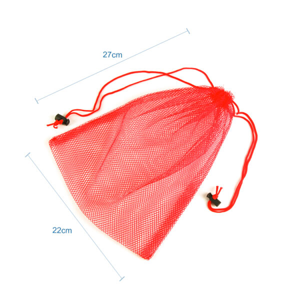 Customized small portable colorful reusable shopping net mesh bag for fruit vegetable - Image 3