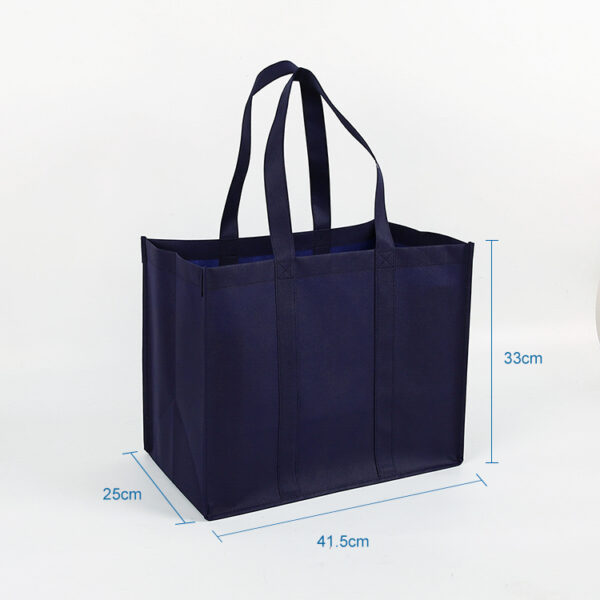 Promotion custom printed logo recycled non woven tote and carry bags - Image 2