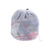 Big collapsible wash and fold shoe PET mesh laundry washing bag for clothes with drawstring