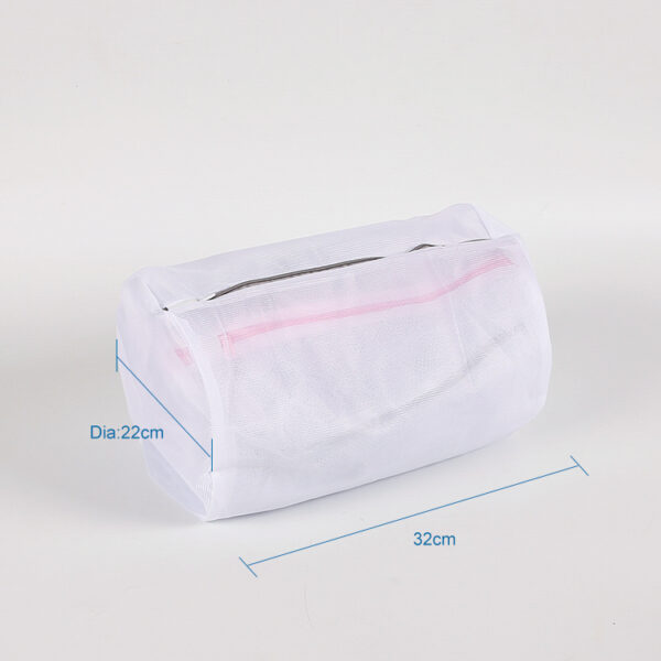 Wholesale custom eco friendly foldable mesh shoe laundry bag with zipper - Image 2