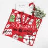 Wholesale reusable shopping PP woven reusable christmas bags