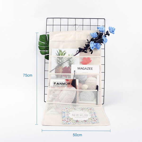 Wholesale custom large organza mesh bag for book magazine - Image 2