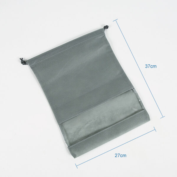 Custom logo non woven drawstring dust cover bag - Image 2