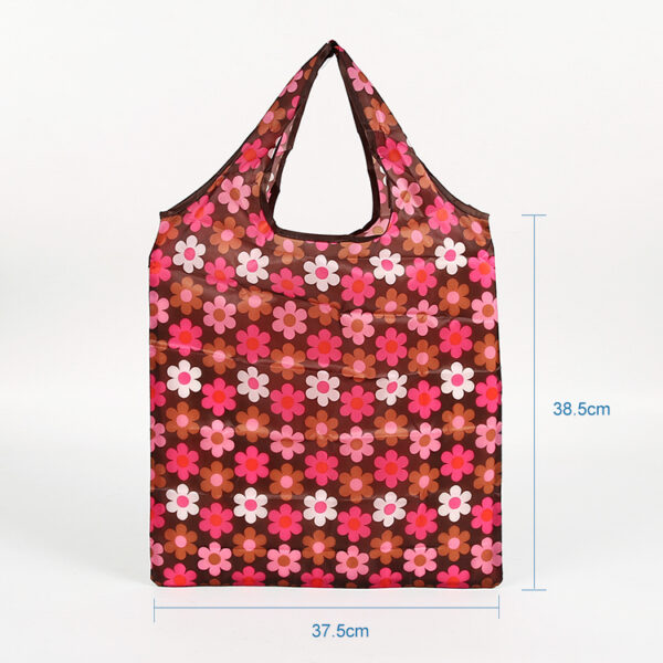 Eco friendly  190T PET high quality grocery foldable carry shopping bag - Image 3