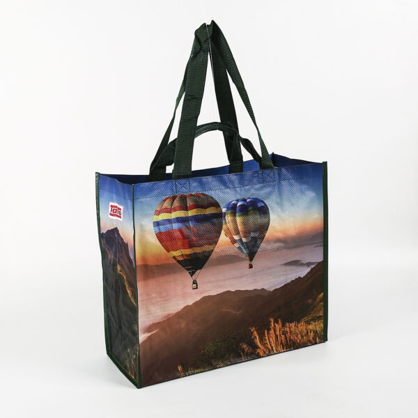 Custom printed eco friendly pp woven african beach tote bag