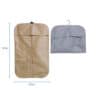 Wholesale fabric hanging foldable dust protector men suit packaging supply bridal garment cloth cover bags
