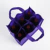 Wholesale eco-friendly custom shopping tote organza wine carrier tote bag