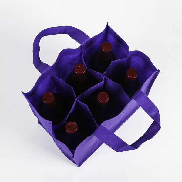 Wholesale eco-friendly custom shopping tote organza wine carrier tote bag - Image 2