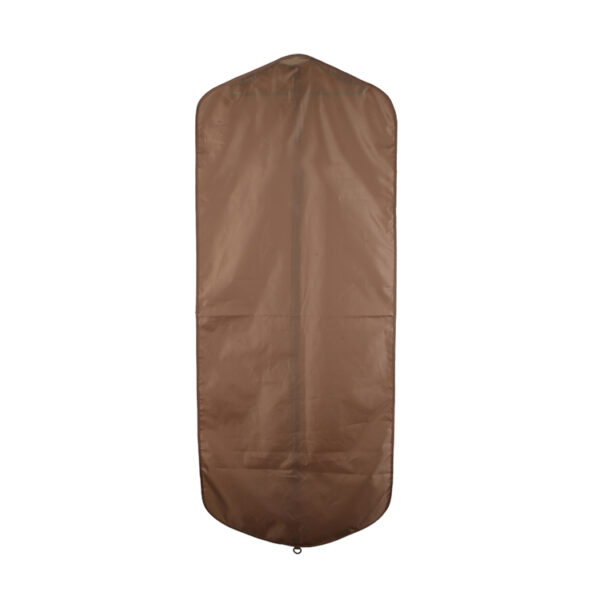 Custom brown foldable duffle suit dust garment bag dress clothing cover for wedding