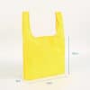 Wholesale 190T PET polyester womens plain tote shopping bags that can be folded