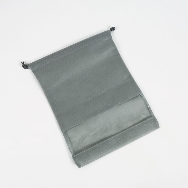 Custom logo non woven drawstring dust cover bag