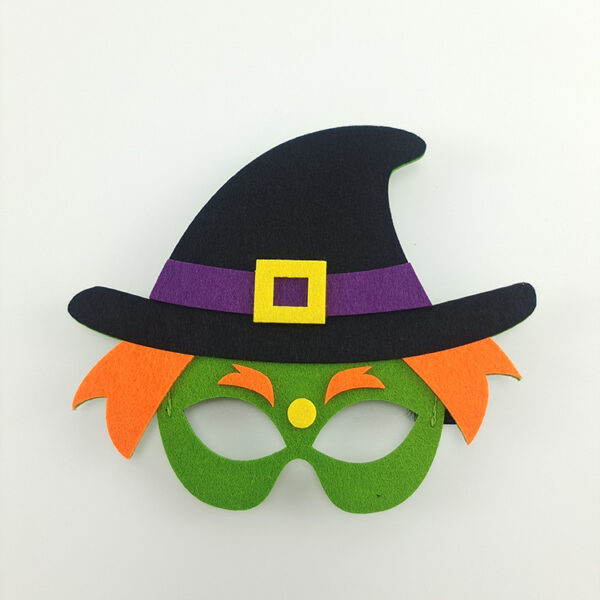 Craft funny character kid halloween party felt eye mask with eye holes