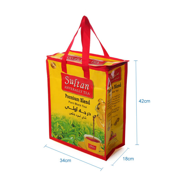 Promotional business reusable eco friendly tote gift bags with custom printed logo - Image 2