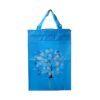 Custom logo printed biodegradable lifestyle pp non woven shopping bag with zipper