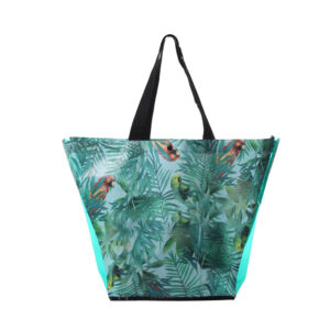 BSCI custom outdoor fashion eco friendly pp non woven shopping beach tote bag
