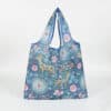 Eco friendly design 190T PET reusable flower high end custom printed tote bags for women