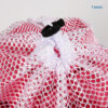 Large capacity heavy duty white commercial mesh net laundry bag with drawstring