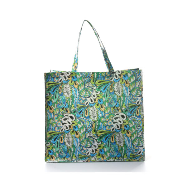 Custom made large shopping eco-friendly waterproof hand bags with tote