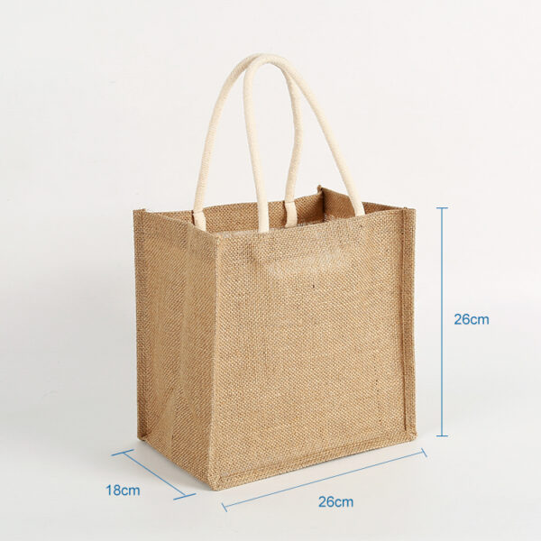 Custom printed eco friendly bluk wholesale reusable grocery tote bags - Image 2