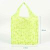Eco friendly reusable fold up 190T PET fabric shopping bag