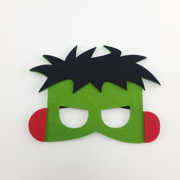 Custom character christmas halloween make party felt face eye mask