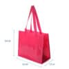 Eco friendly bulk strong gusset custom see through tote bag