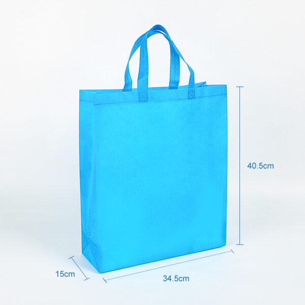 wholesale eco-friendly bule blank non woven grocery bags - Image 2