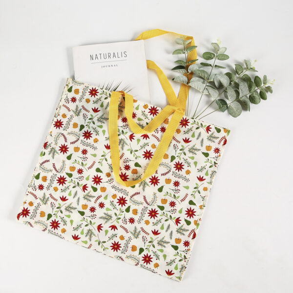 Custom eco friendly PP non woven PET mesh reusable tote bag - Image 2